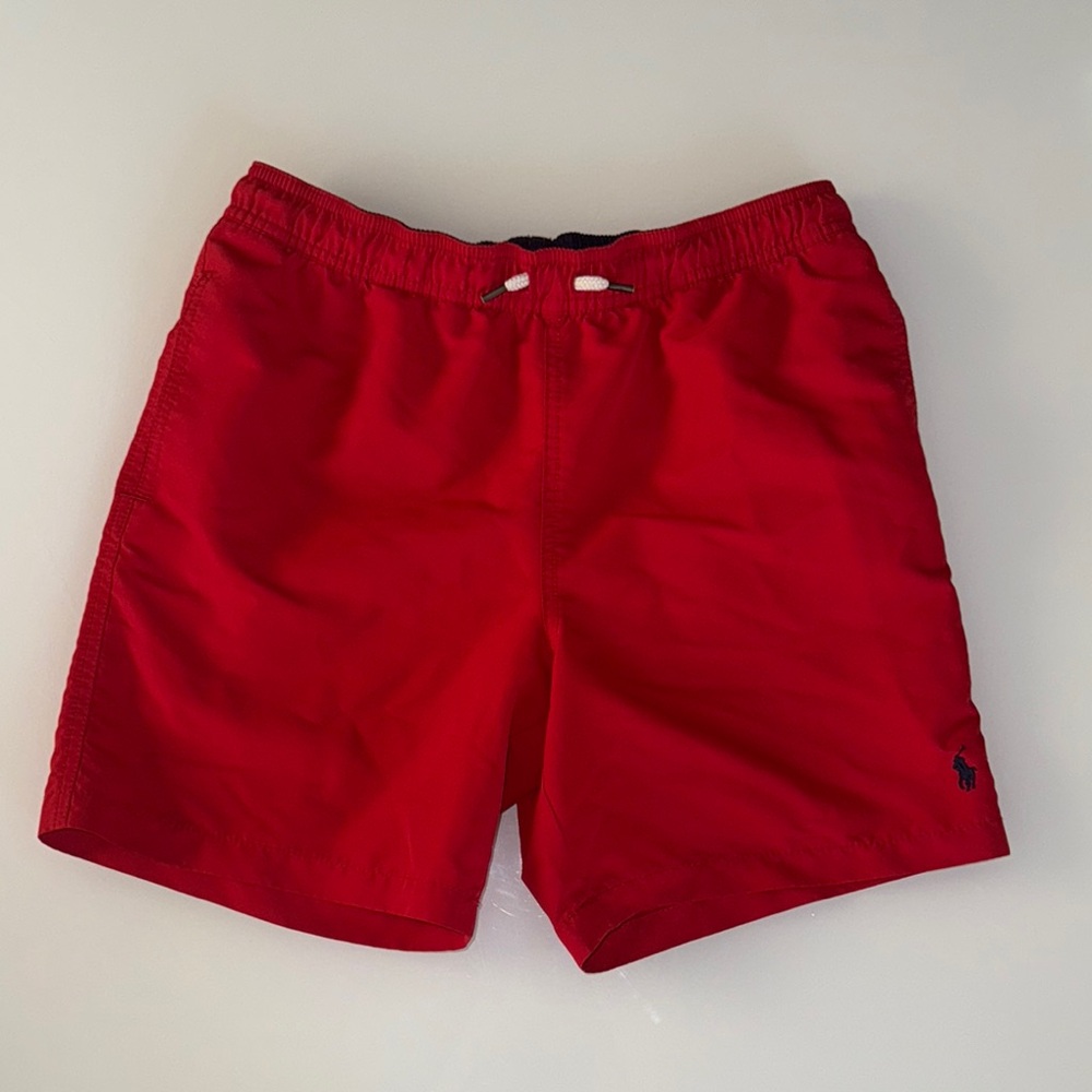 Polo by Ralph Lauren Men's Bright Red Swim Trunks